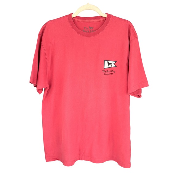 The Black Dog Rockport MA T-Shirt Unisex Medium Dog Graphic Casual Tee - Picture 1 of 6
